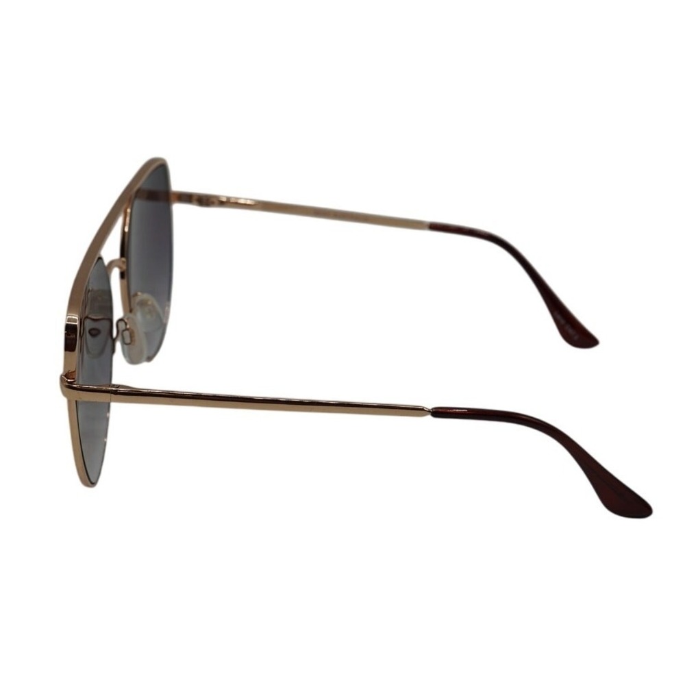 Quay Australia Santa Fe Sunglasses Rose Gold / Pink Mirrored Aviator Sunglasses - Picture 2 of 6
